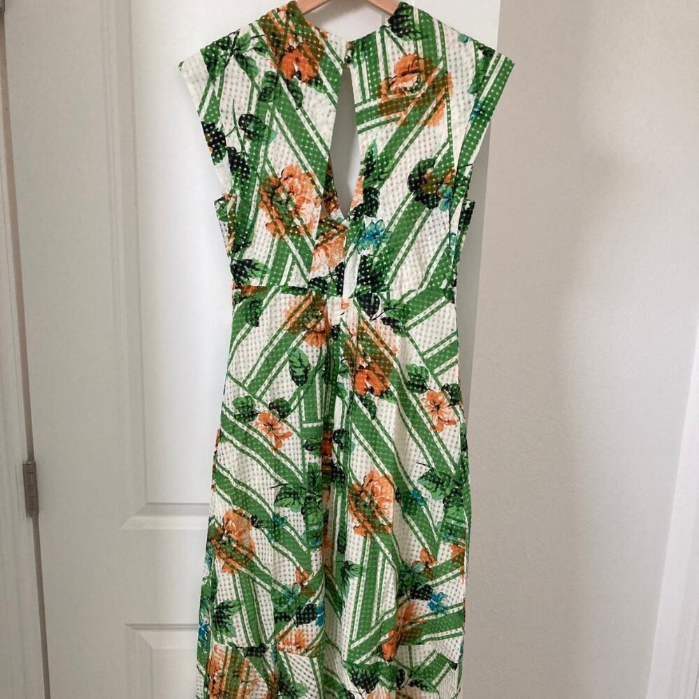 NWOT Maeve Cap-Sleeve V-Neck Maxi Dress - Picture 9 of 9